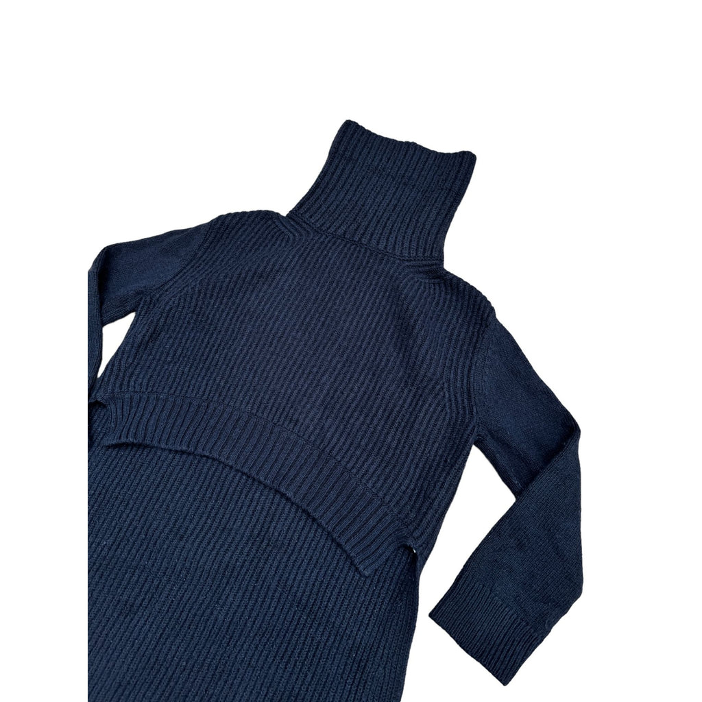 By Phoebe Philo Dark Navy Asymmetric sweater