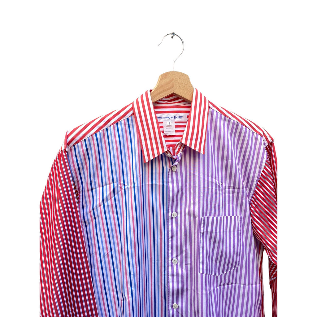 Patchwork Striped Shirt