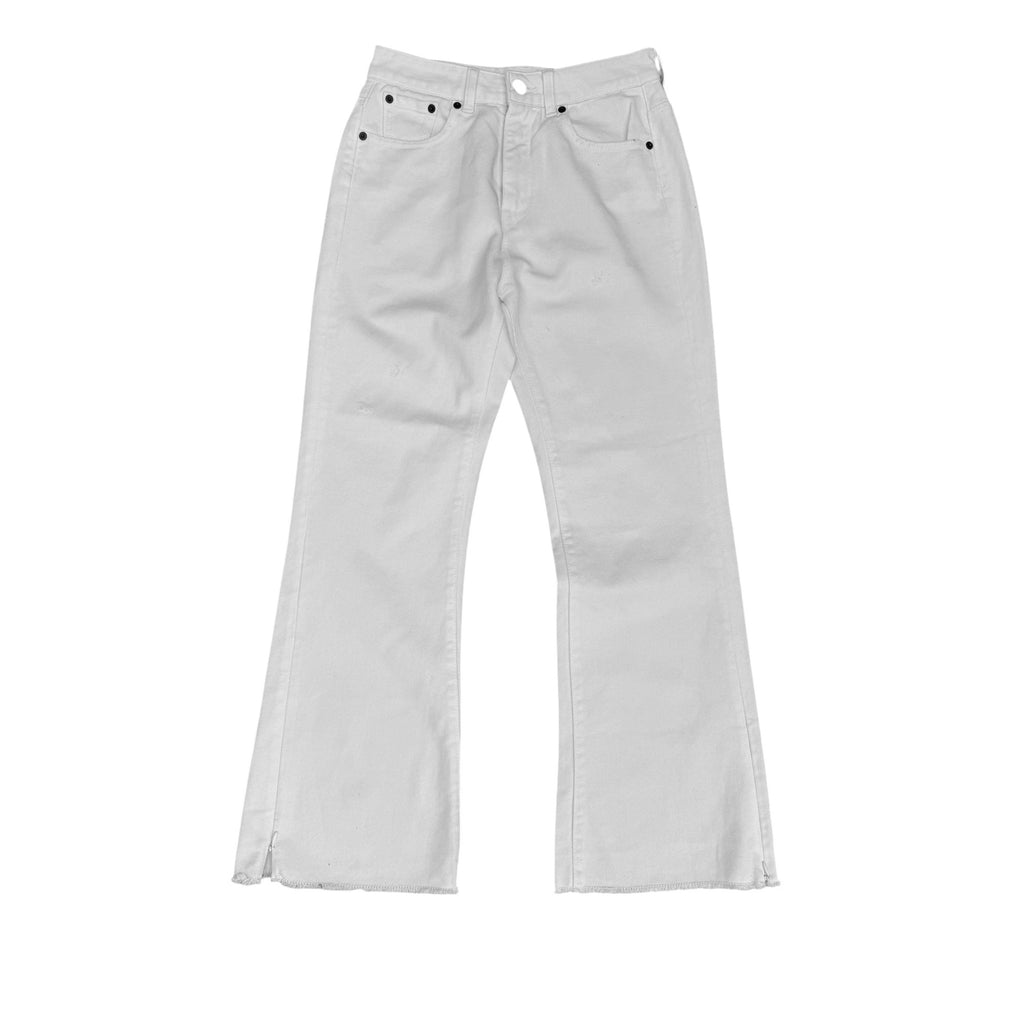 White denim jeans