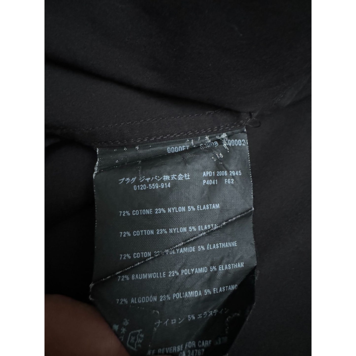 Black Cotton Fitted Shirt