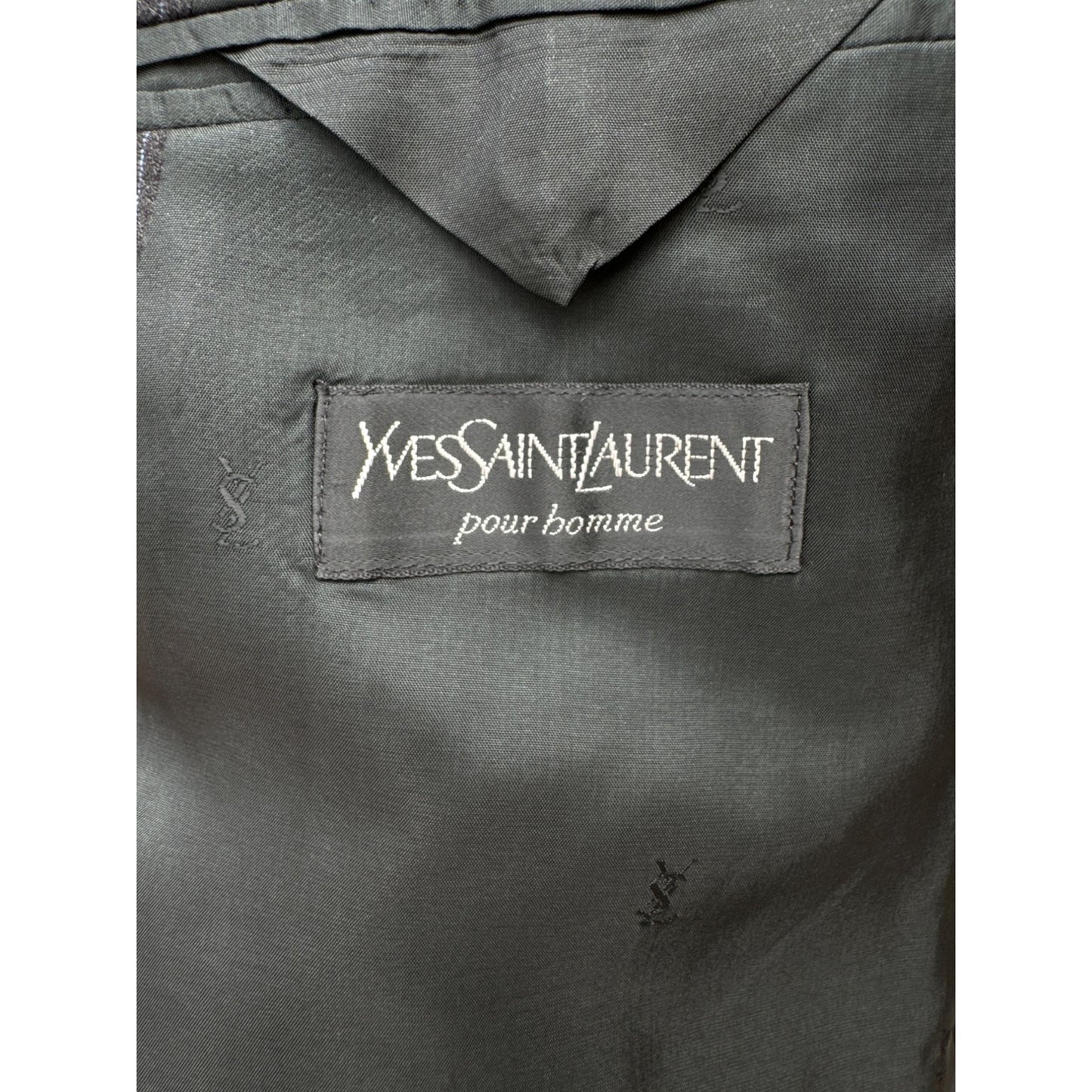 Grey Wool Cashmere Double-Breasted Blazer Jacket