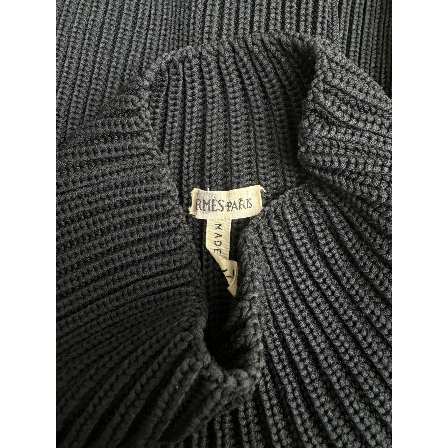 Navy Knitted Sleeveless Dress 