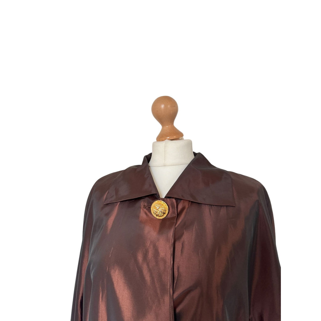 1970s Bronze Silk Coat