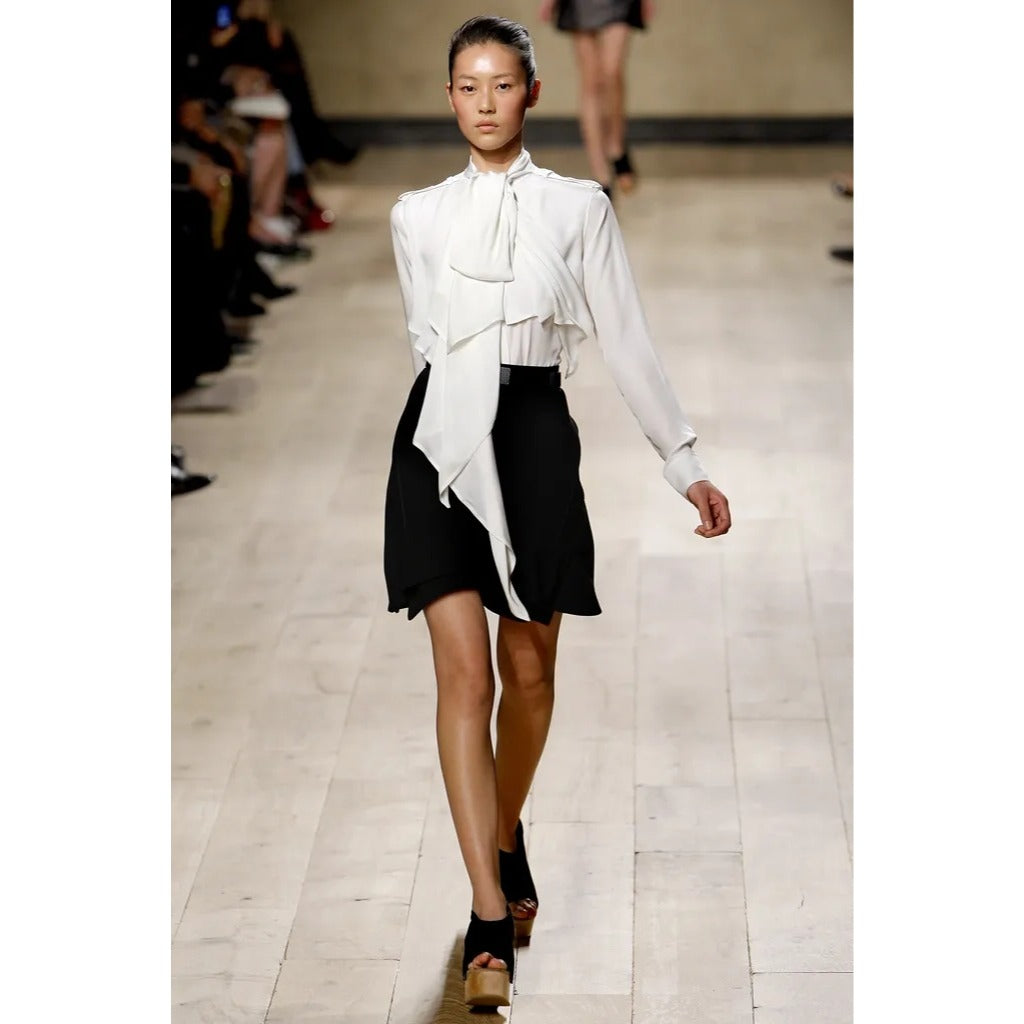 SS 2010 Off-White Silk Panel Shirt