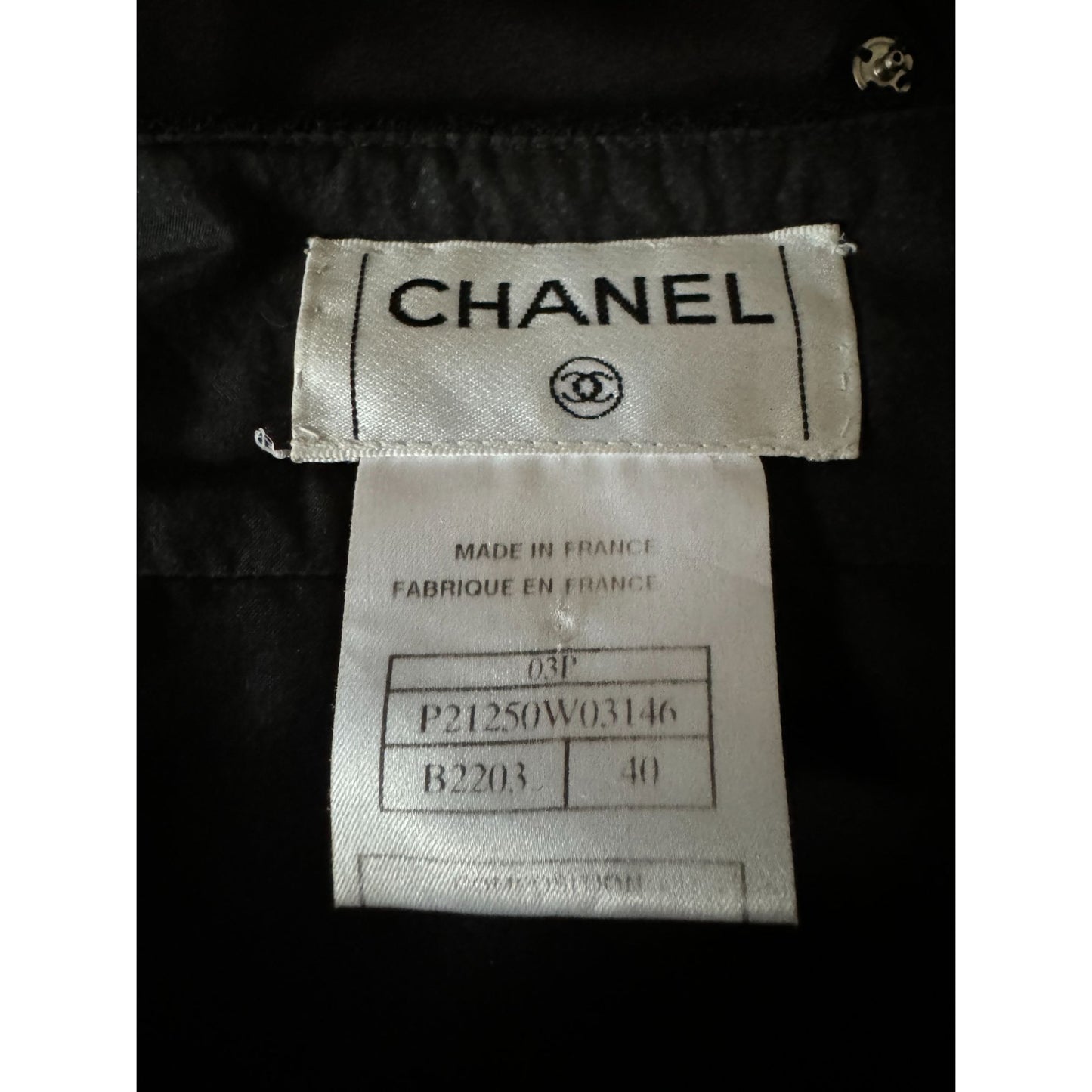 2003 black tweed skirt