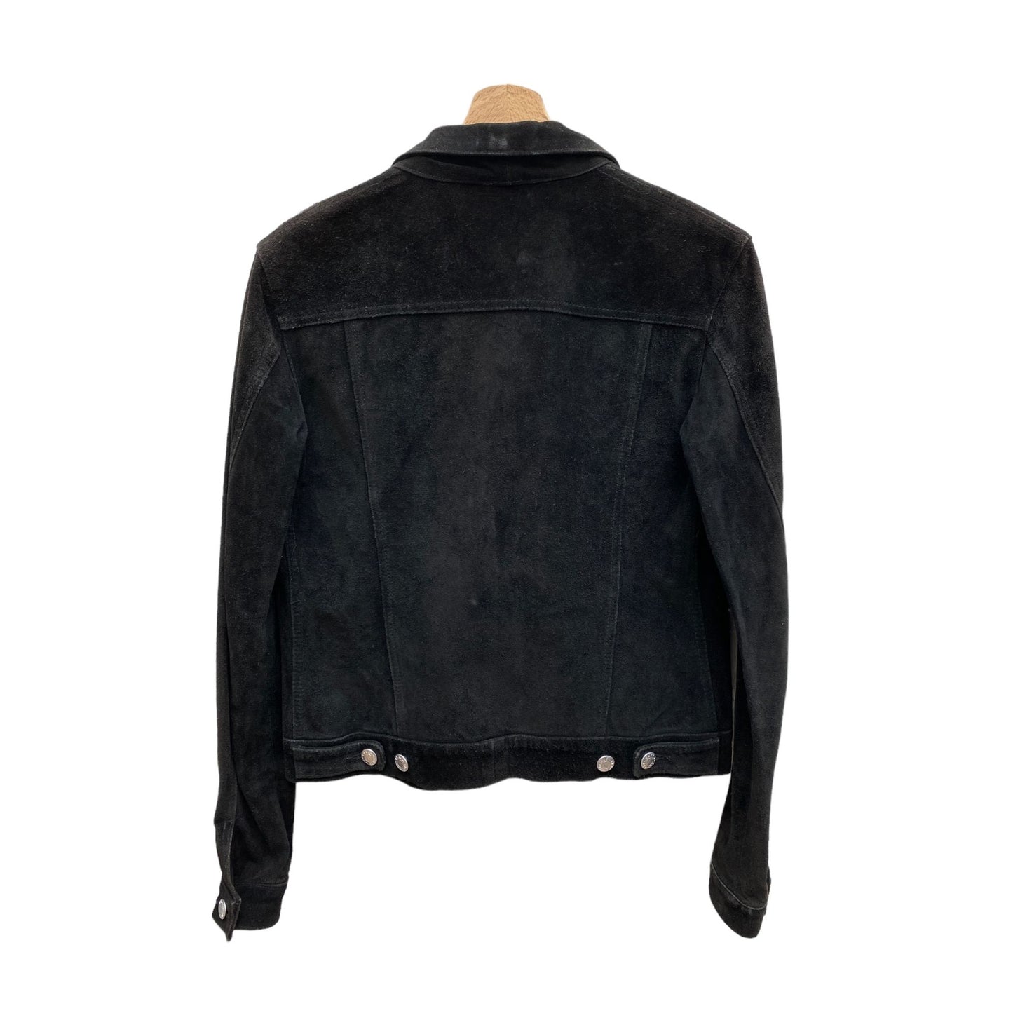 SS 1997 Black Suede Trucker Jacket