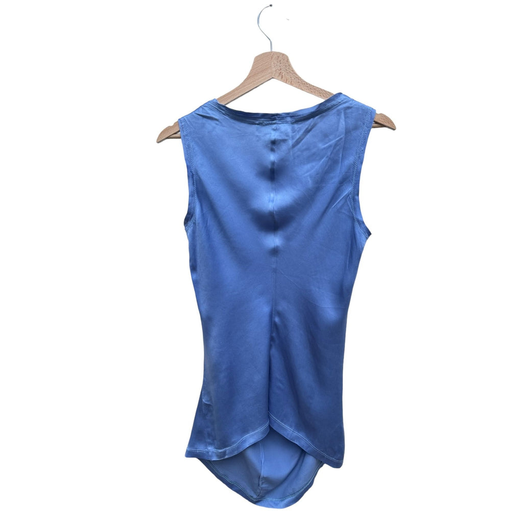 By Tom Ford  SS 2010 Blue Silk Top Blouse