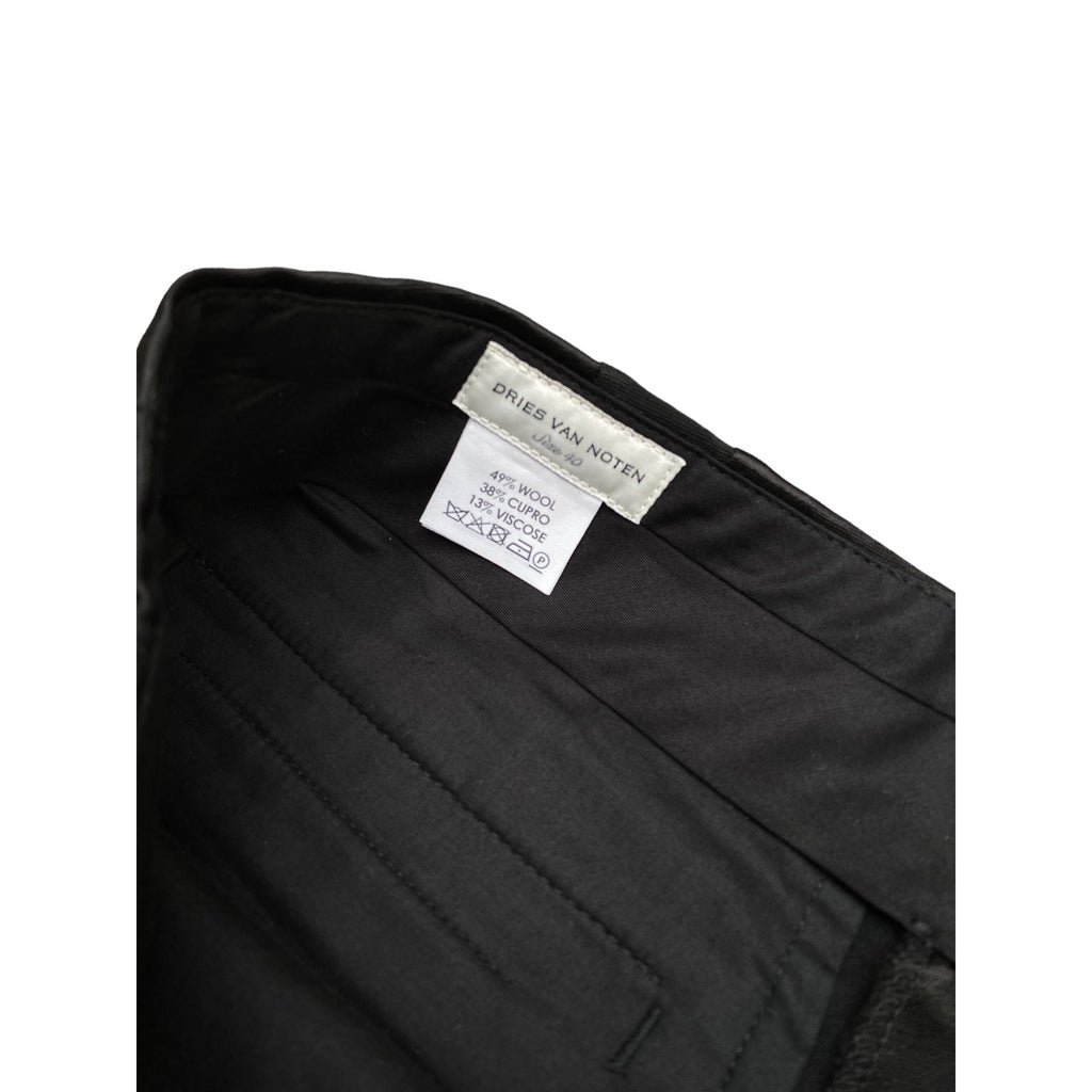 Black Viscose Pants