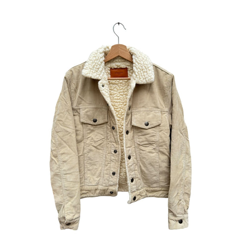 Beige Shearling Jacket