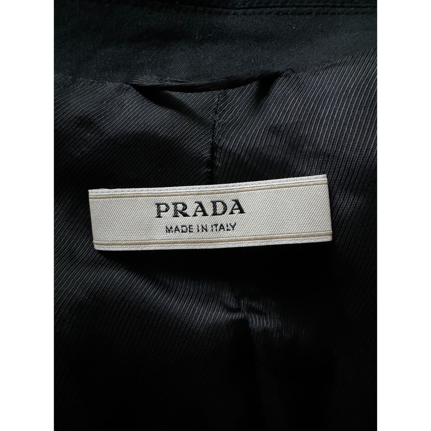 2005 Black Cotton Stretch Blazer Jacket