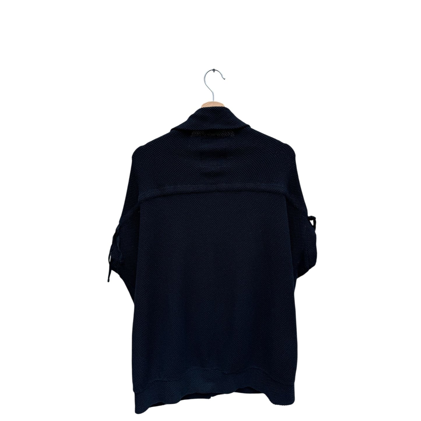 Y’s Black Knit Cotton Jacket