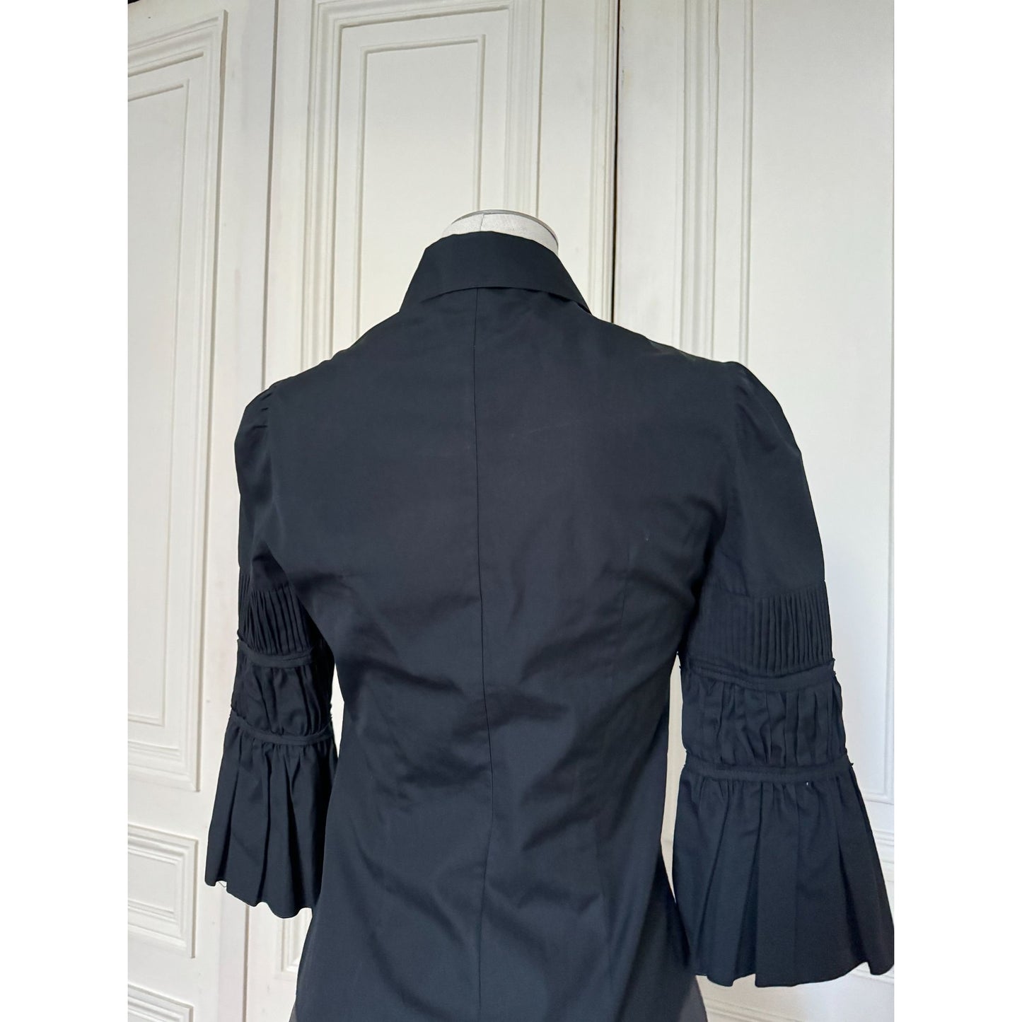 1990s Black Cotton Shirt