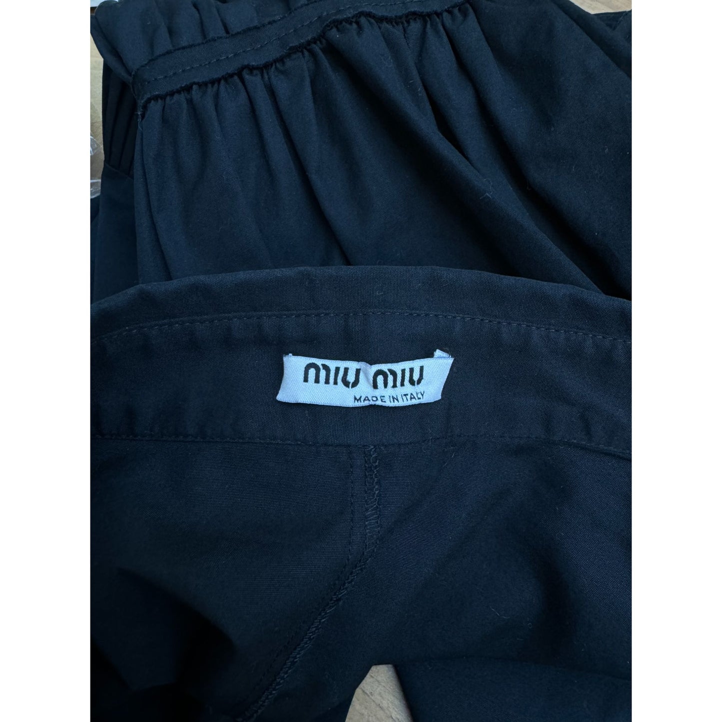 1990s Black Cotton Shirt