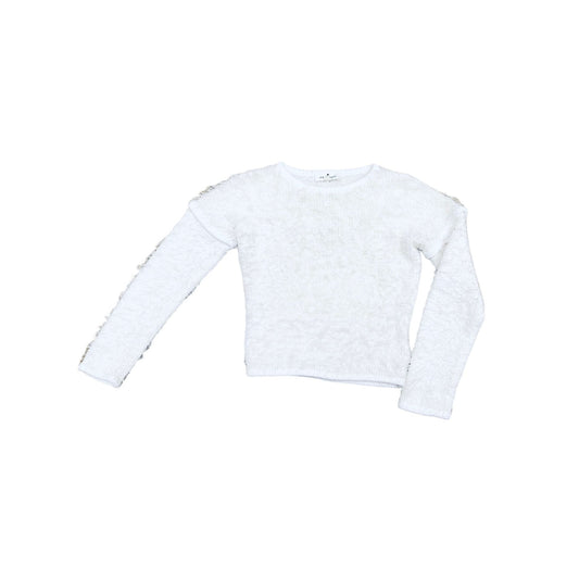 White Fuzzy wool  Sweater