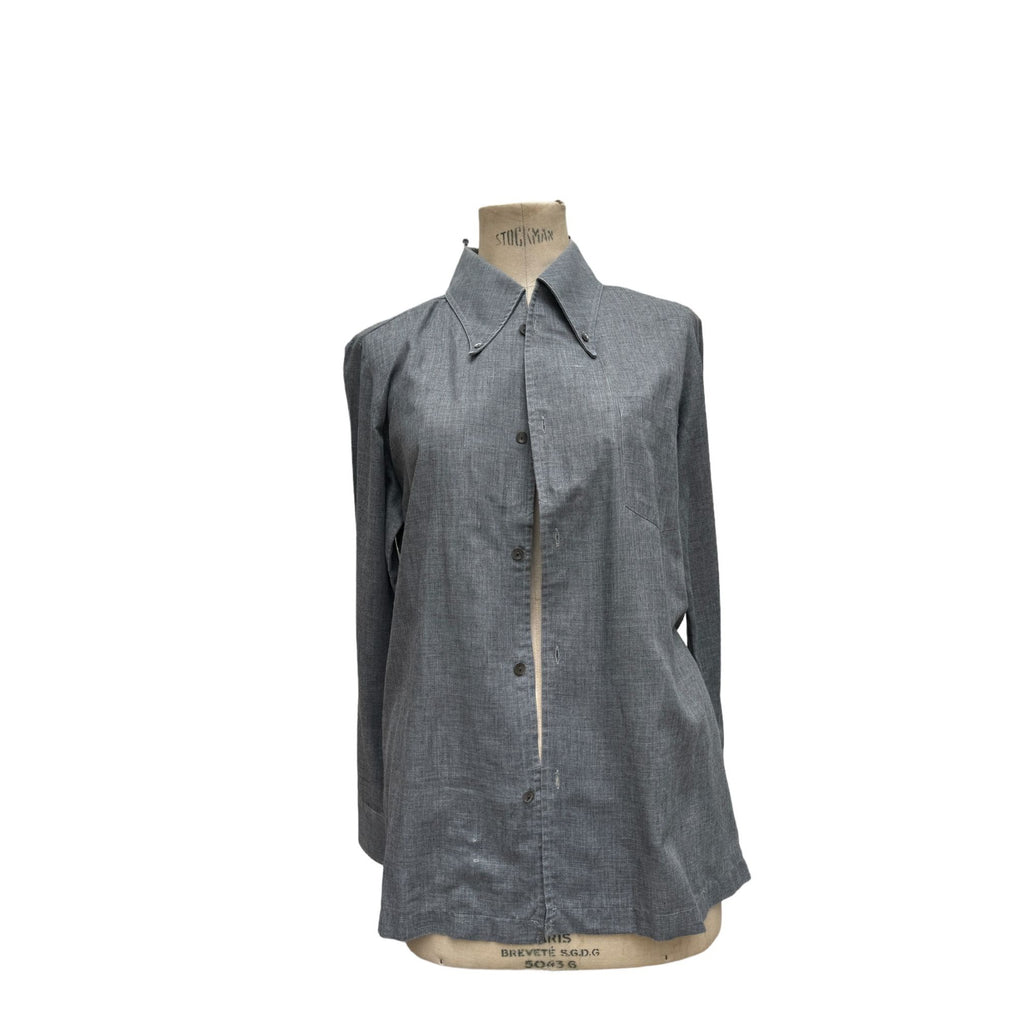 SS 1995 Vintage Grey Linen Cotton Shirt