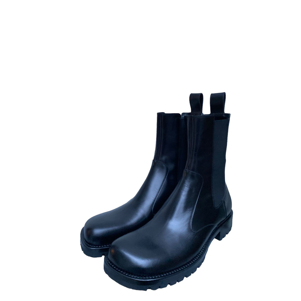 SS 2022 Black Square Chelsea Boots