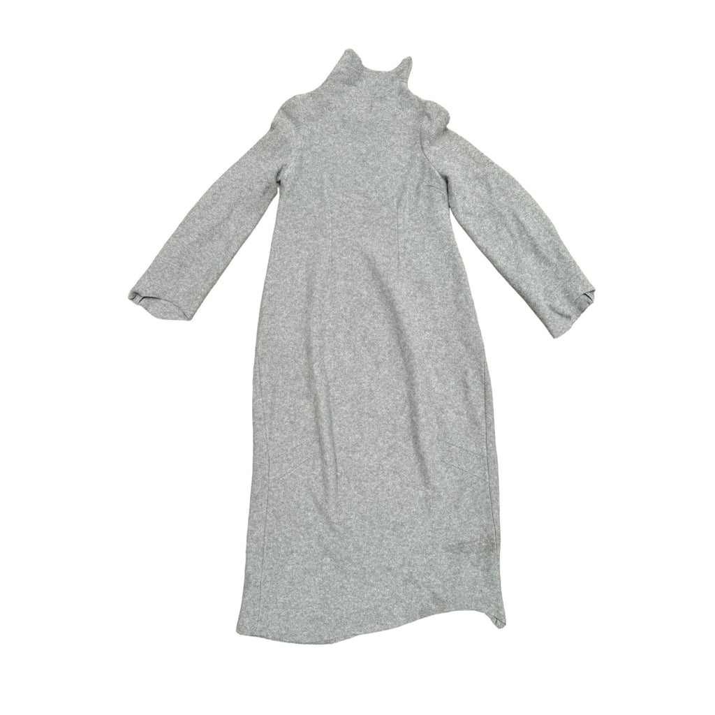 Grey Wool Maxi Dress