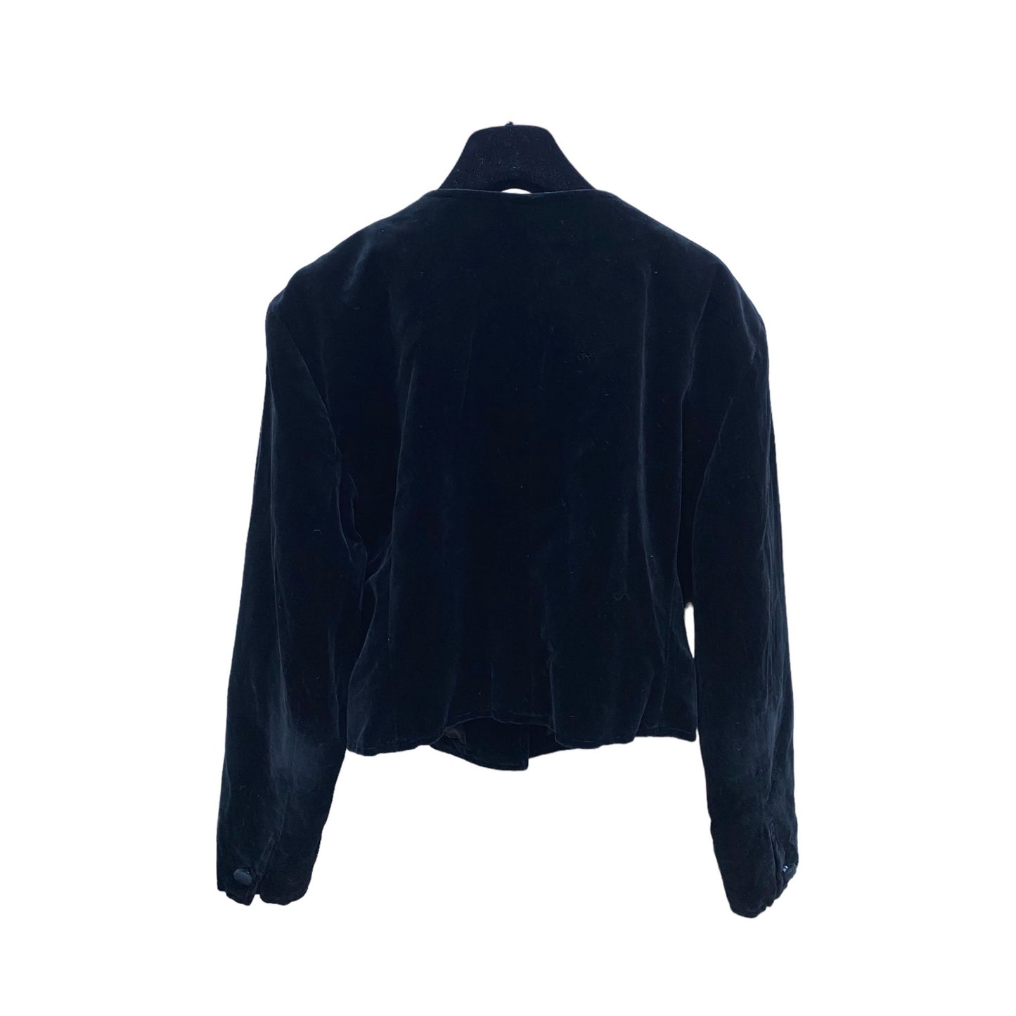 1960s Vintage Black Velvet Jacket