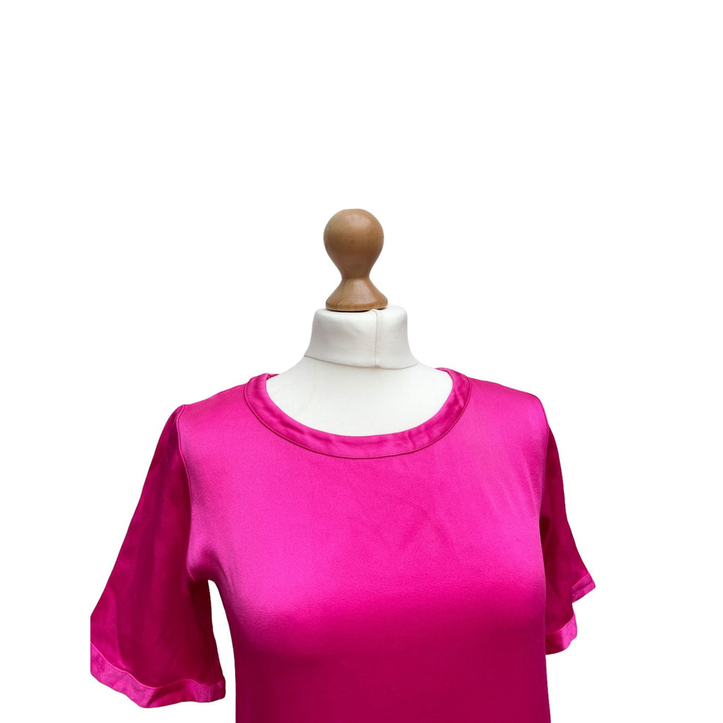 Vintage Pink Silk T-shirt