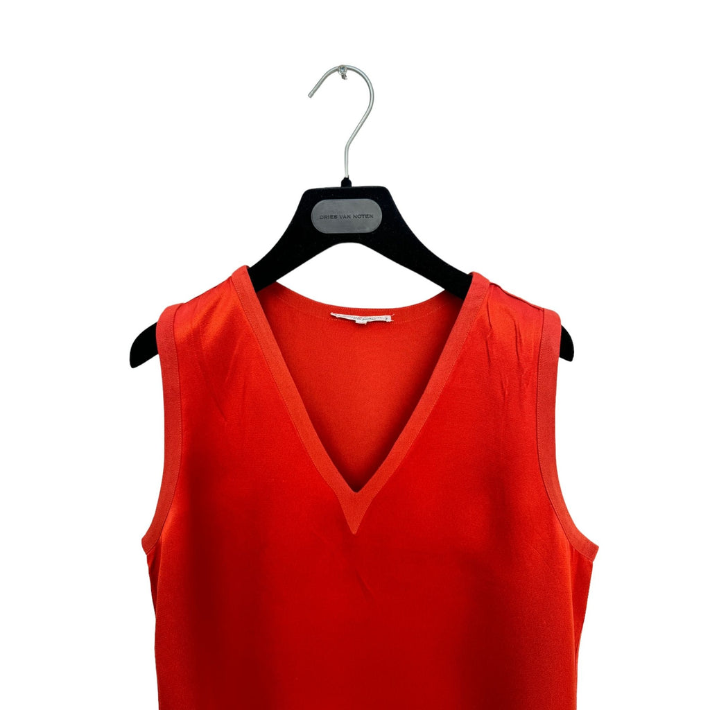 Vintage 1970s Red Silk Top