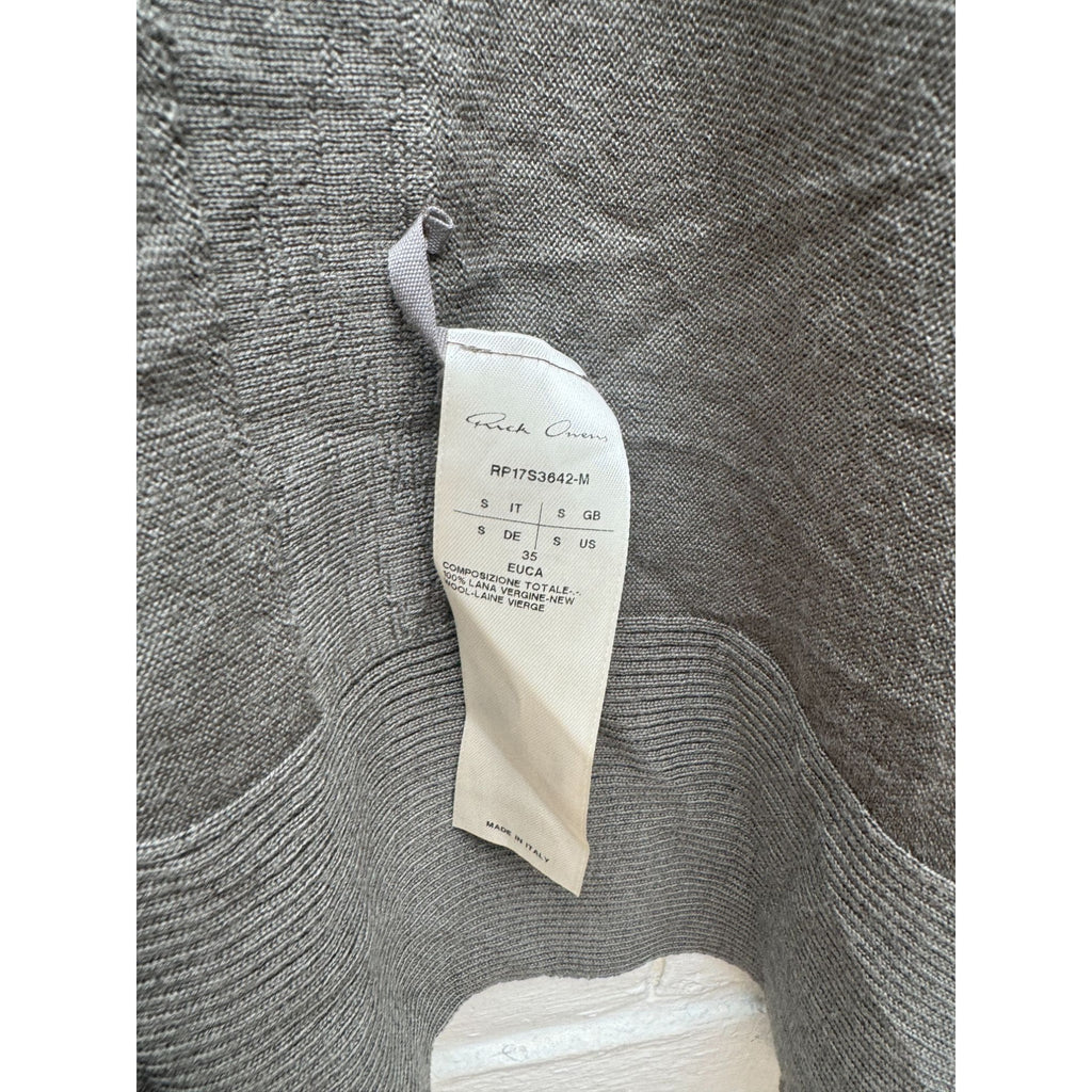 SS 2017 Walrus Cardigan Virgin Wool Grey Cardigan