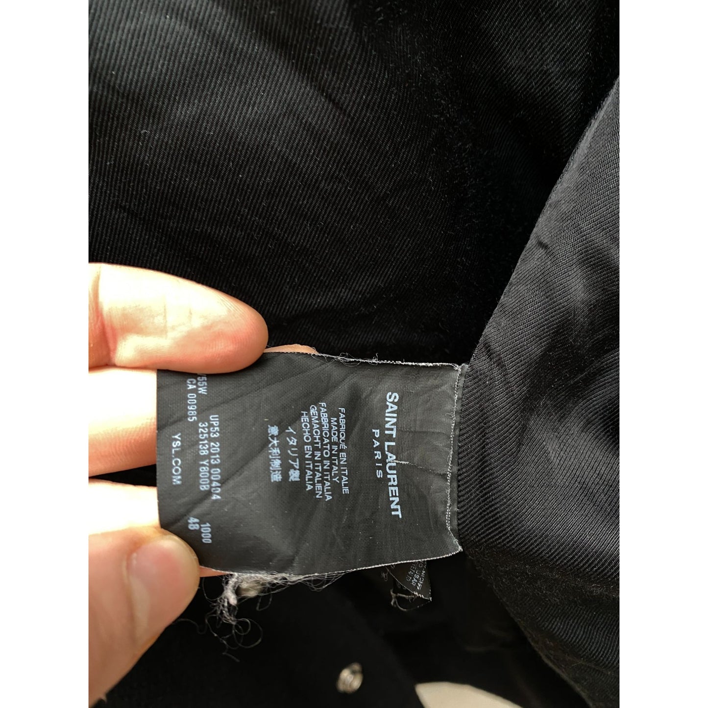 Original FW 2013 Teddy Bomber Jacket by Hedi Slimane