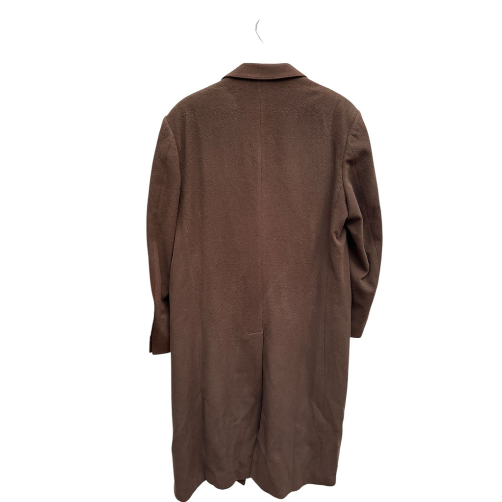 Brown Cashmere Wool Double Breasted Coat