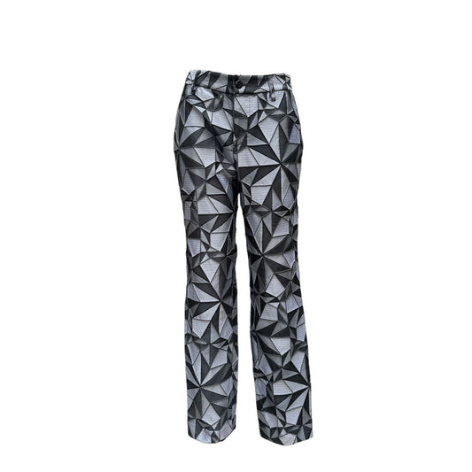 Grey/Black “Origami” Geometric Pants