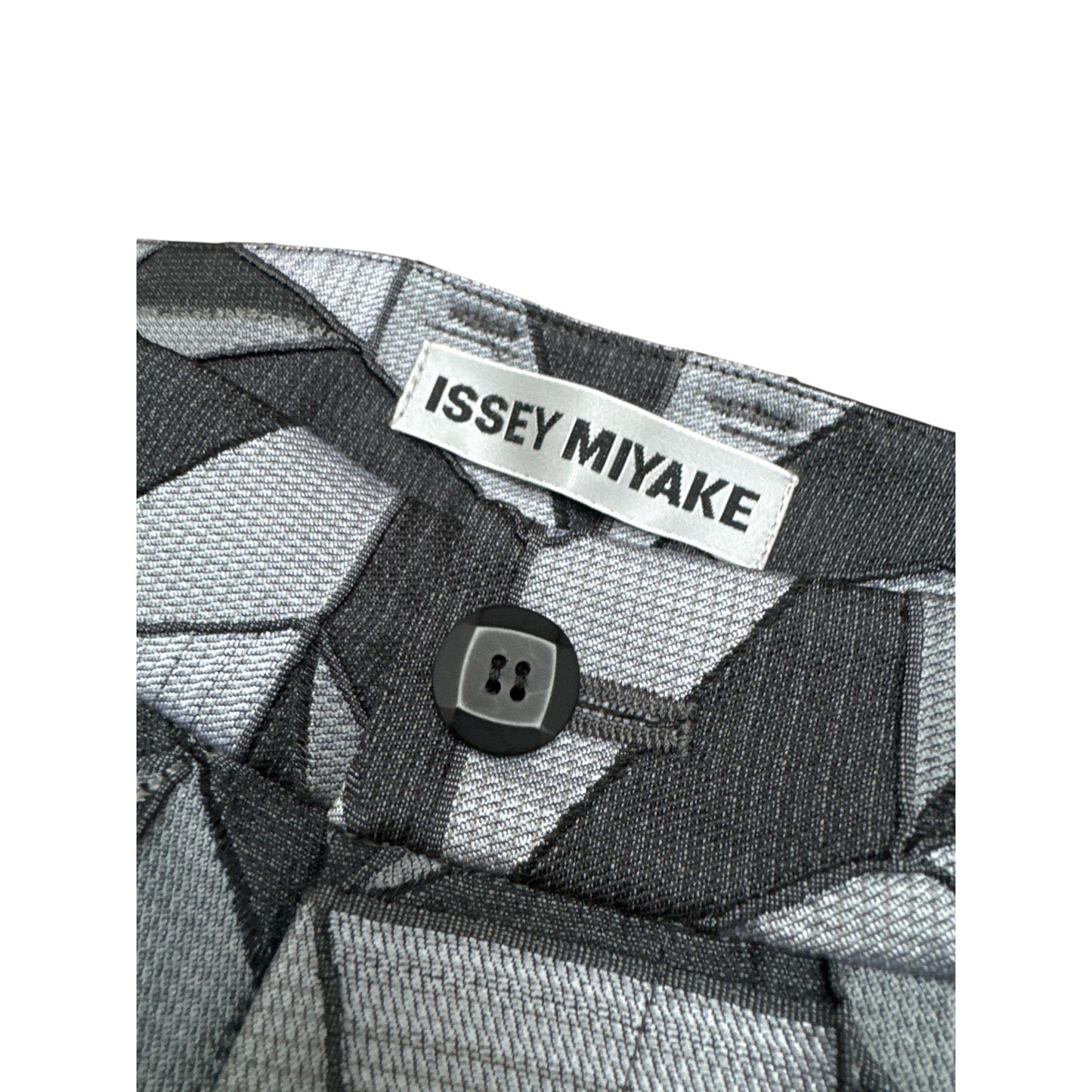 Grey/Black “Origami” Geometric Pants