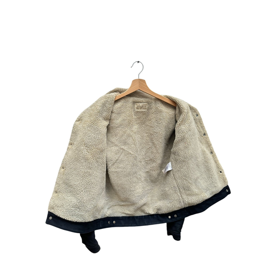 Navy Shearling Jacket