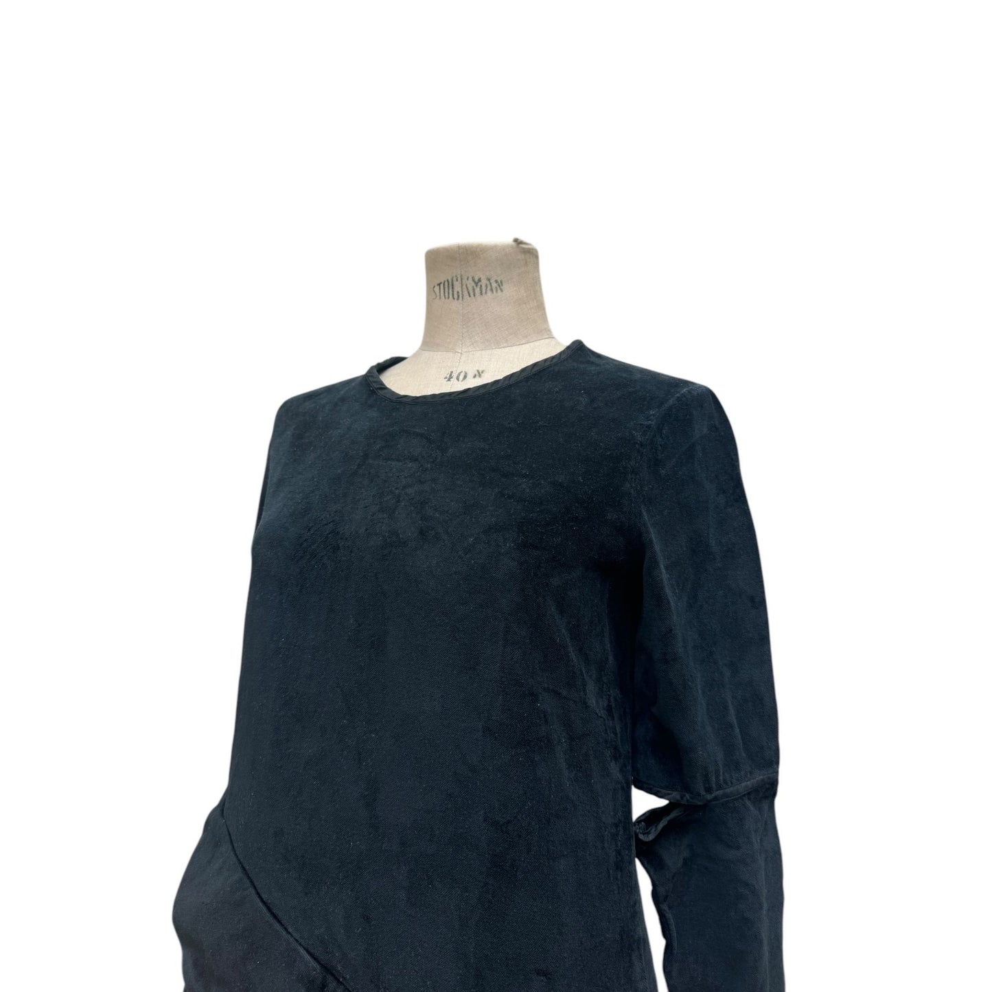 SS 1997 Vintage Black Velvet dress Kate Moss