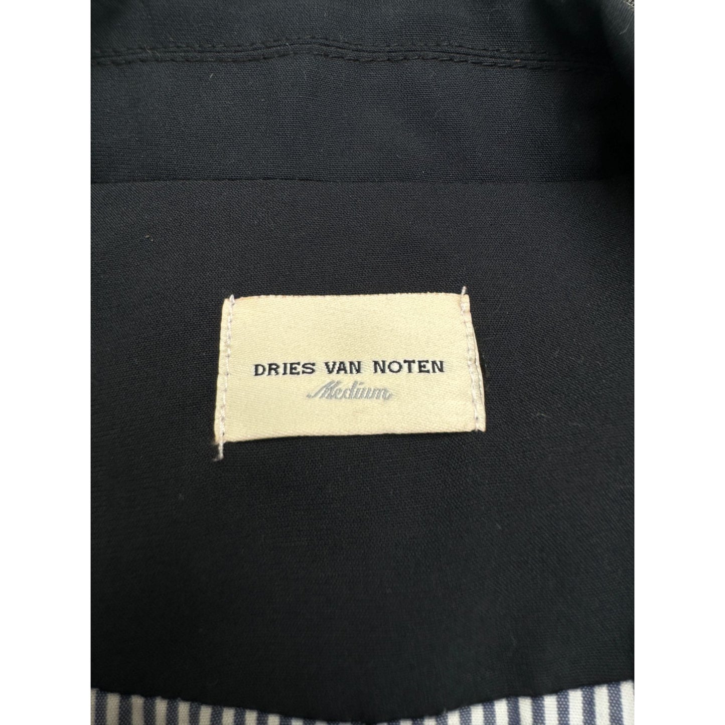 Navy Cotton Blazer Jacket 
