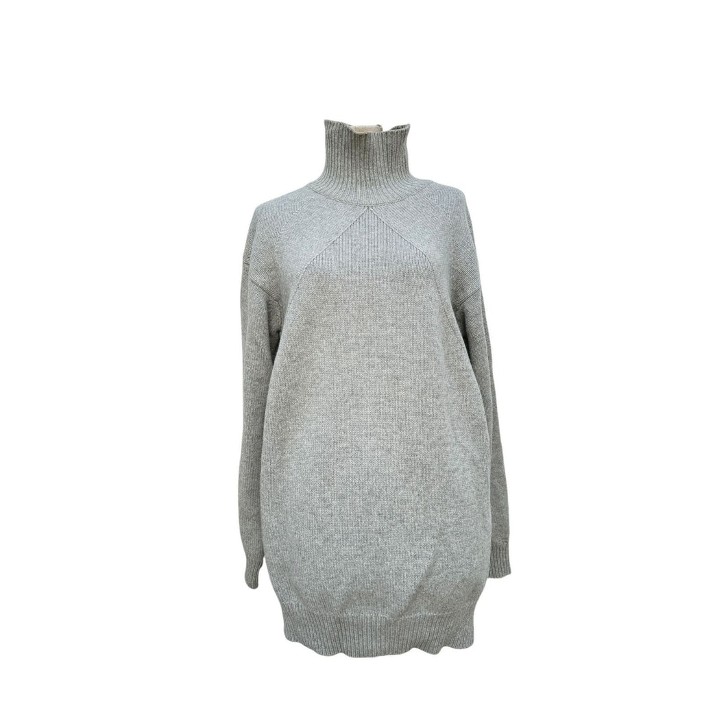 Phoebe Philo Grey Wool Oversized Knit