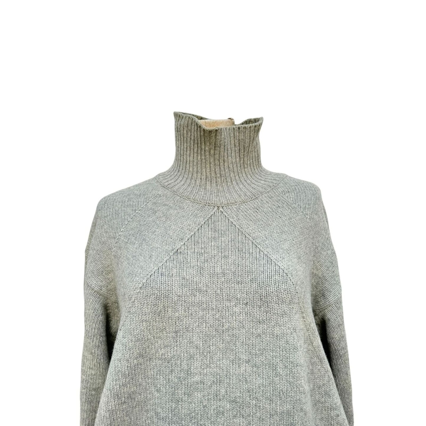 Phoebe Philo Grey Wool Oversized Knit