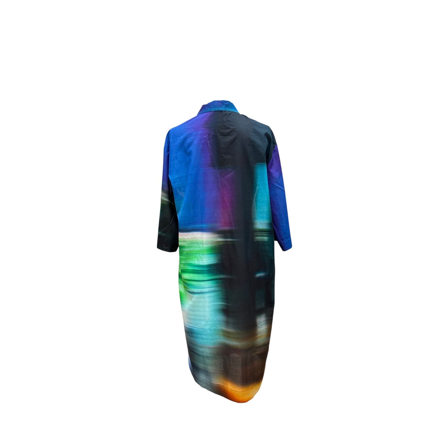 SS 2022 Multicolor Printed Shirt Dress