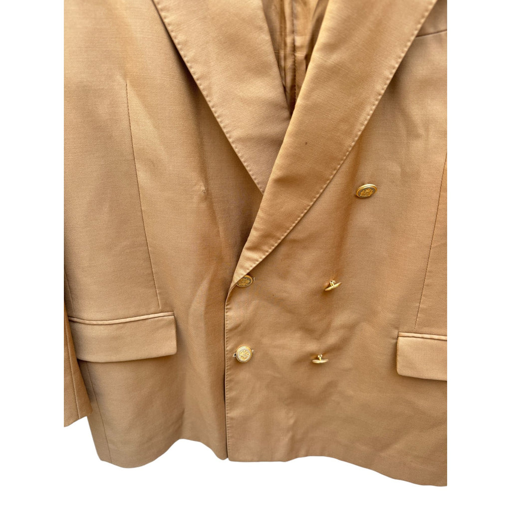 Beige Wool Blazer Jacket