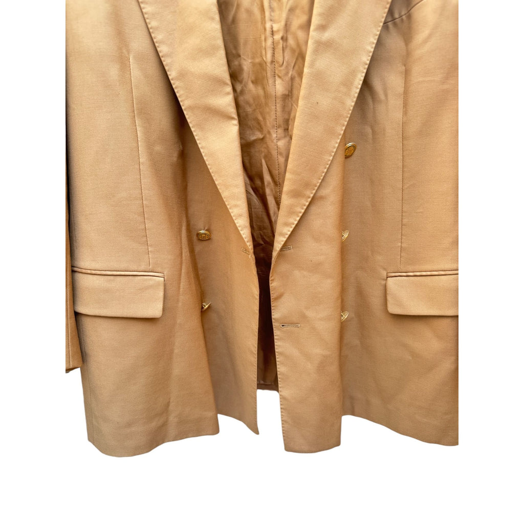 Beige Wool Blazer Jacket