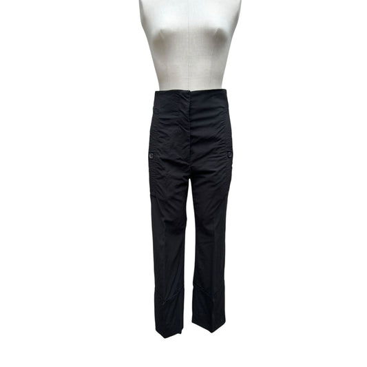 Black Wool Tailored Pants 