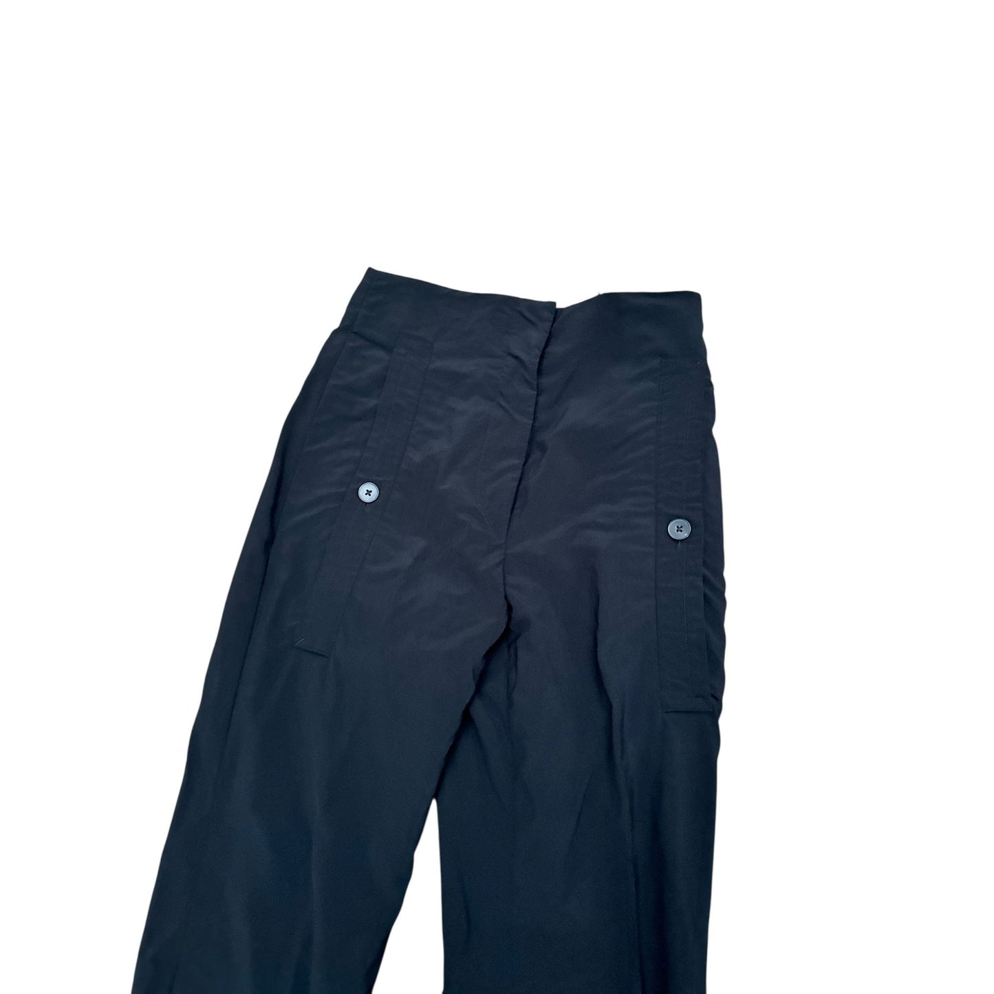 Black Wool Tailored Pants 