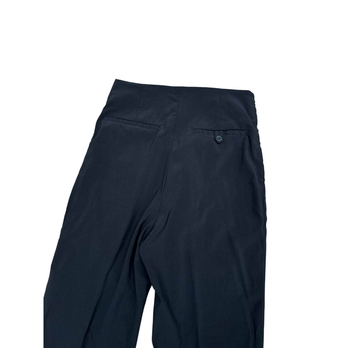 Black Wool Tailored Pants 