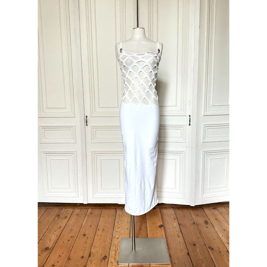 Spring/Summer 2001 White Cut-Out Dress