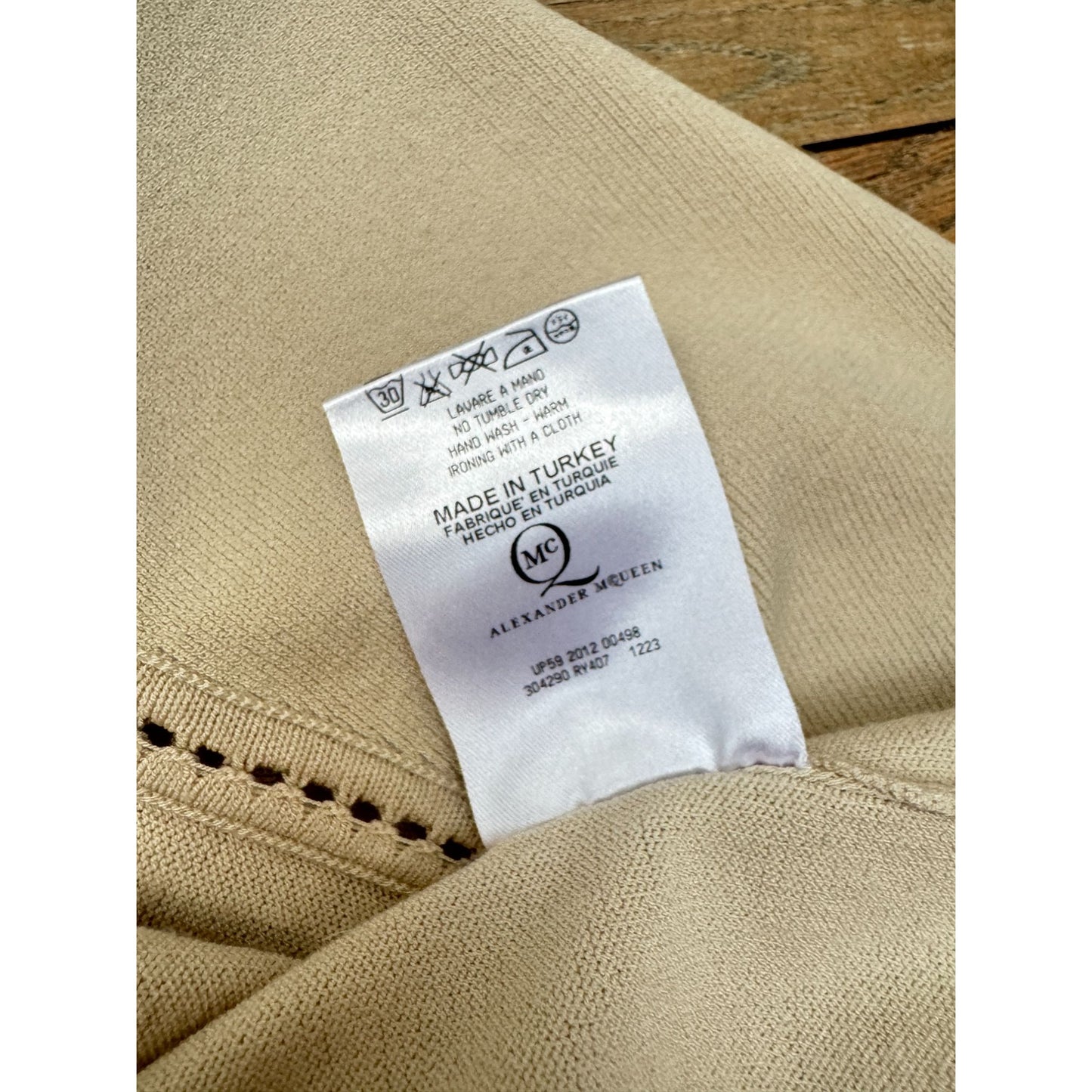 2012 Beige Knit Dress