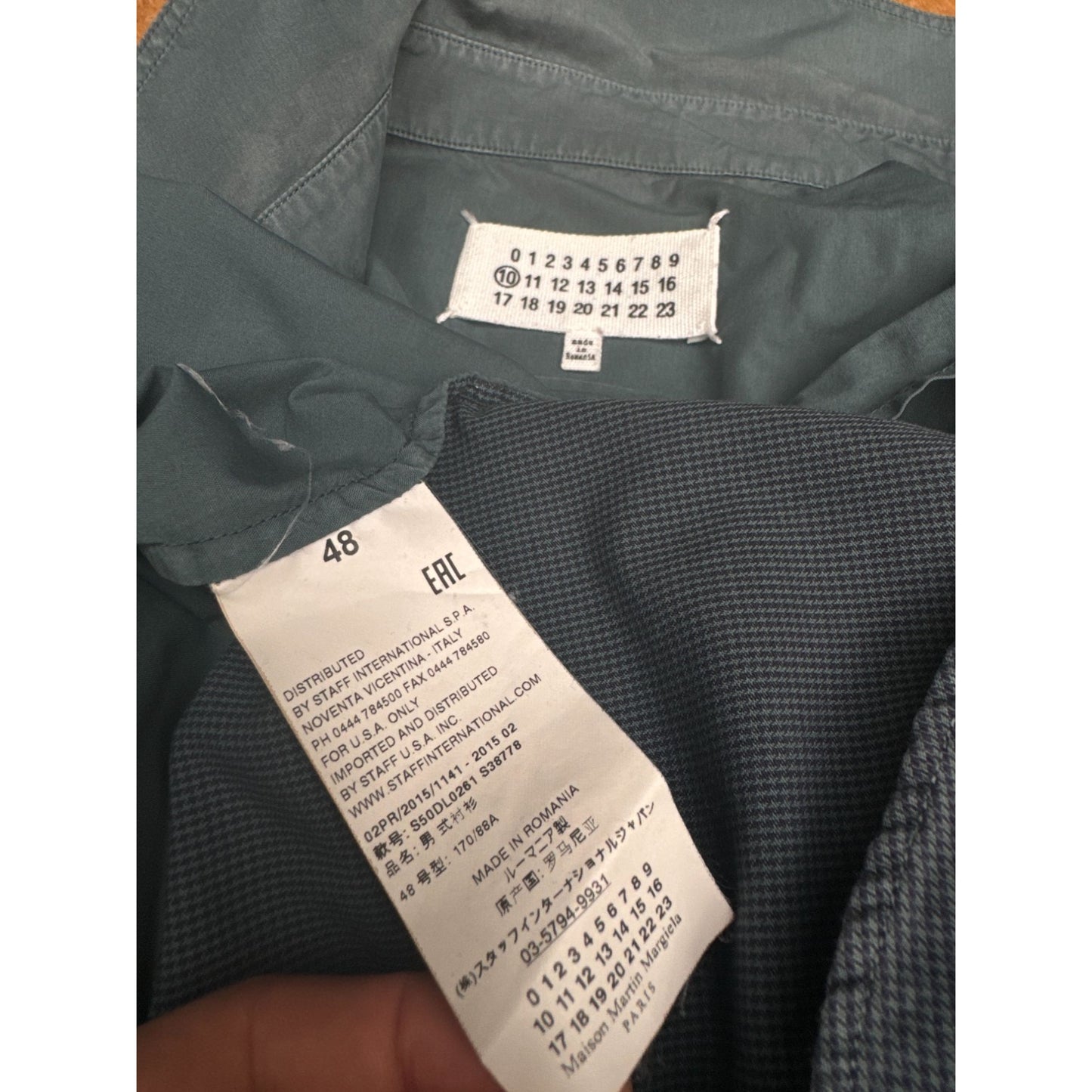 FW 2015 Navy Cotton Shirt