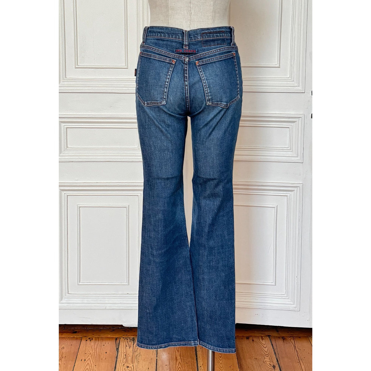1990s Blue Denim Straight Jeans