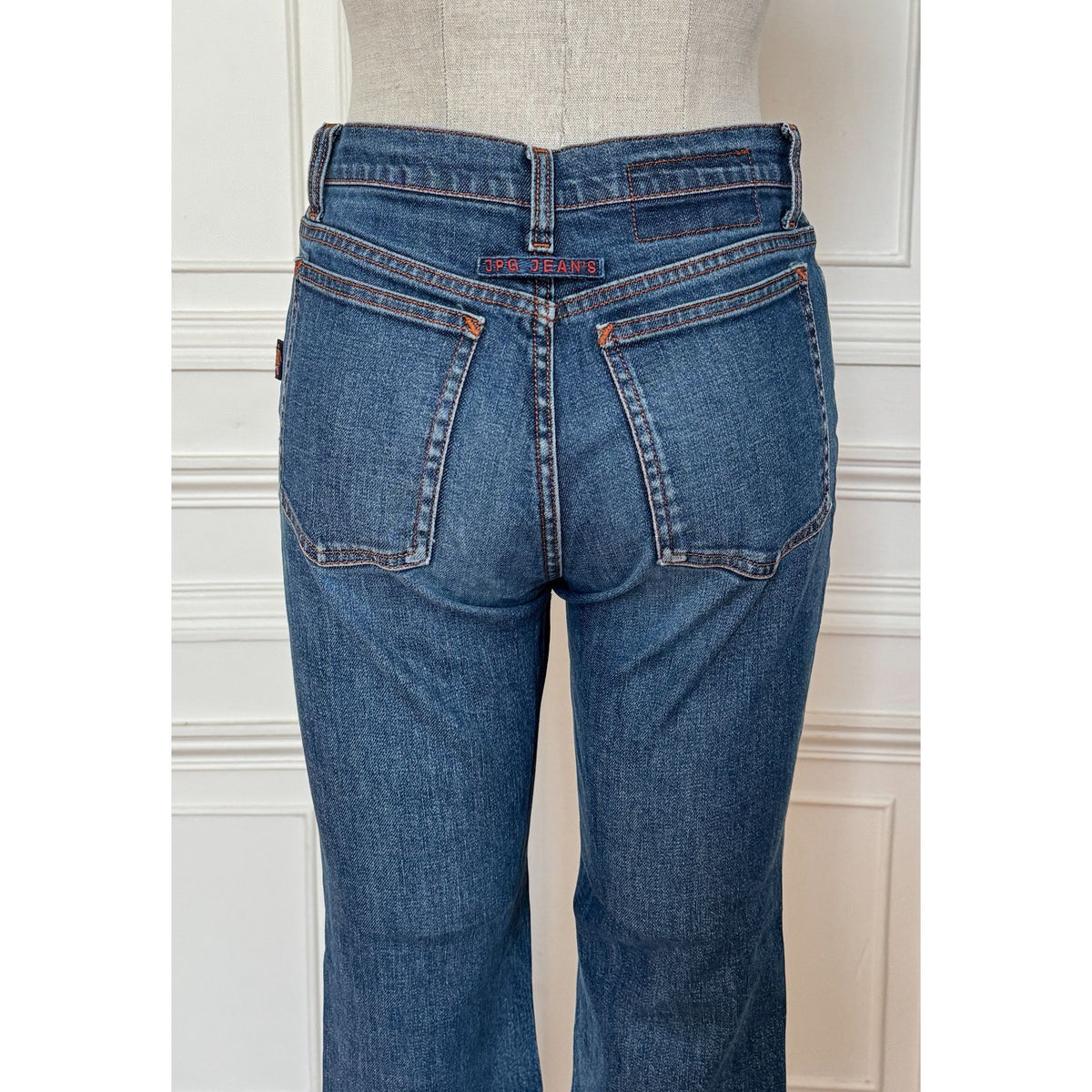 1990s Blue Denim Straight Jeans