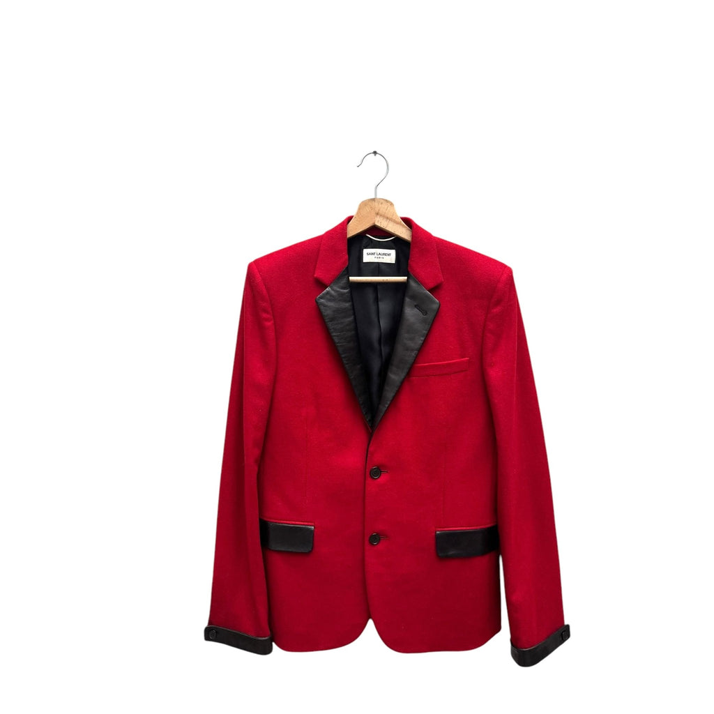 FW 2013 Red Wool Blazer Jacket