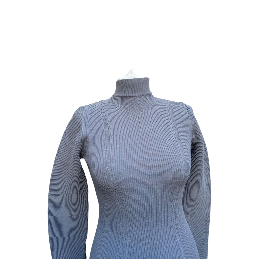 Vintage grey wool rollneck