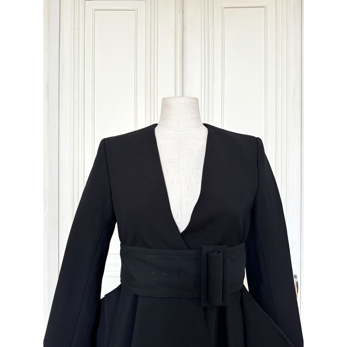 Phoebe Philo SS 2012 Black Viscose Silk Insane Jacket