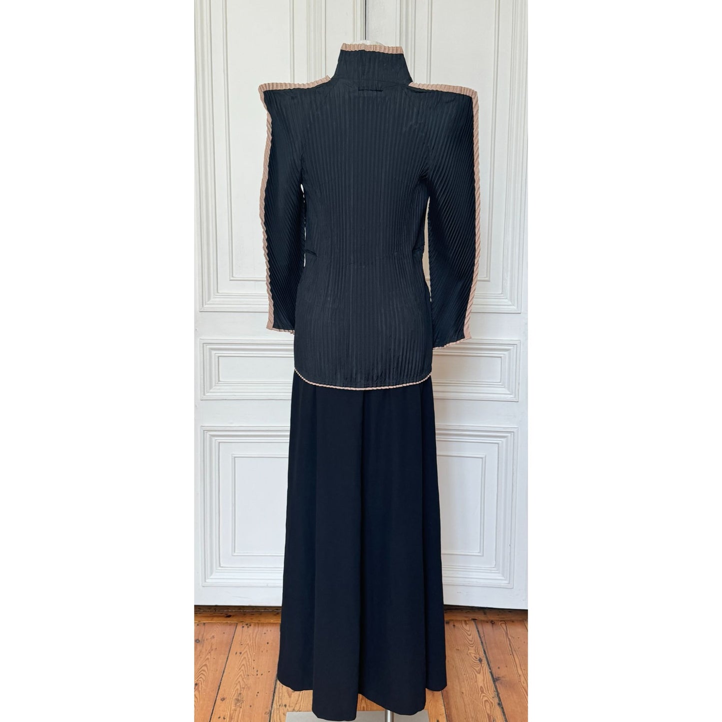 Rare Black Pleated Jacket 