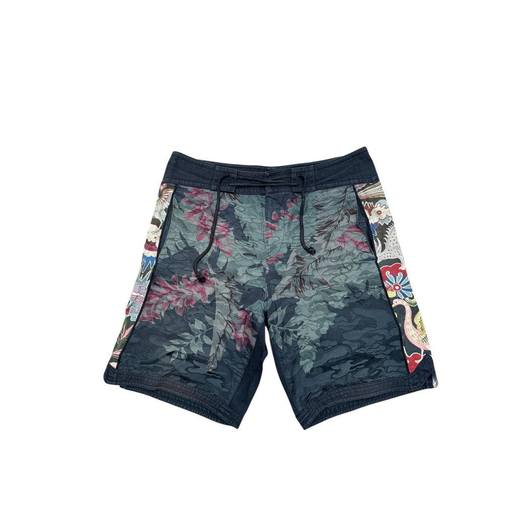 SS 2014 Black Floral Shorts